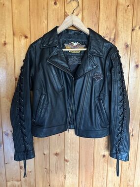 Vintage Harley-Davidson Leather Motorcycle Jacket